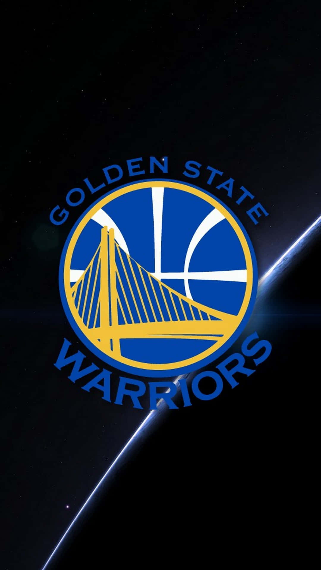 Official Logo Of National Basketball Association's Golden State Warriors Background