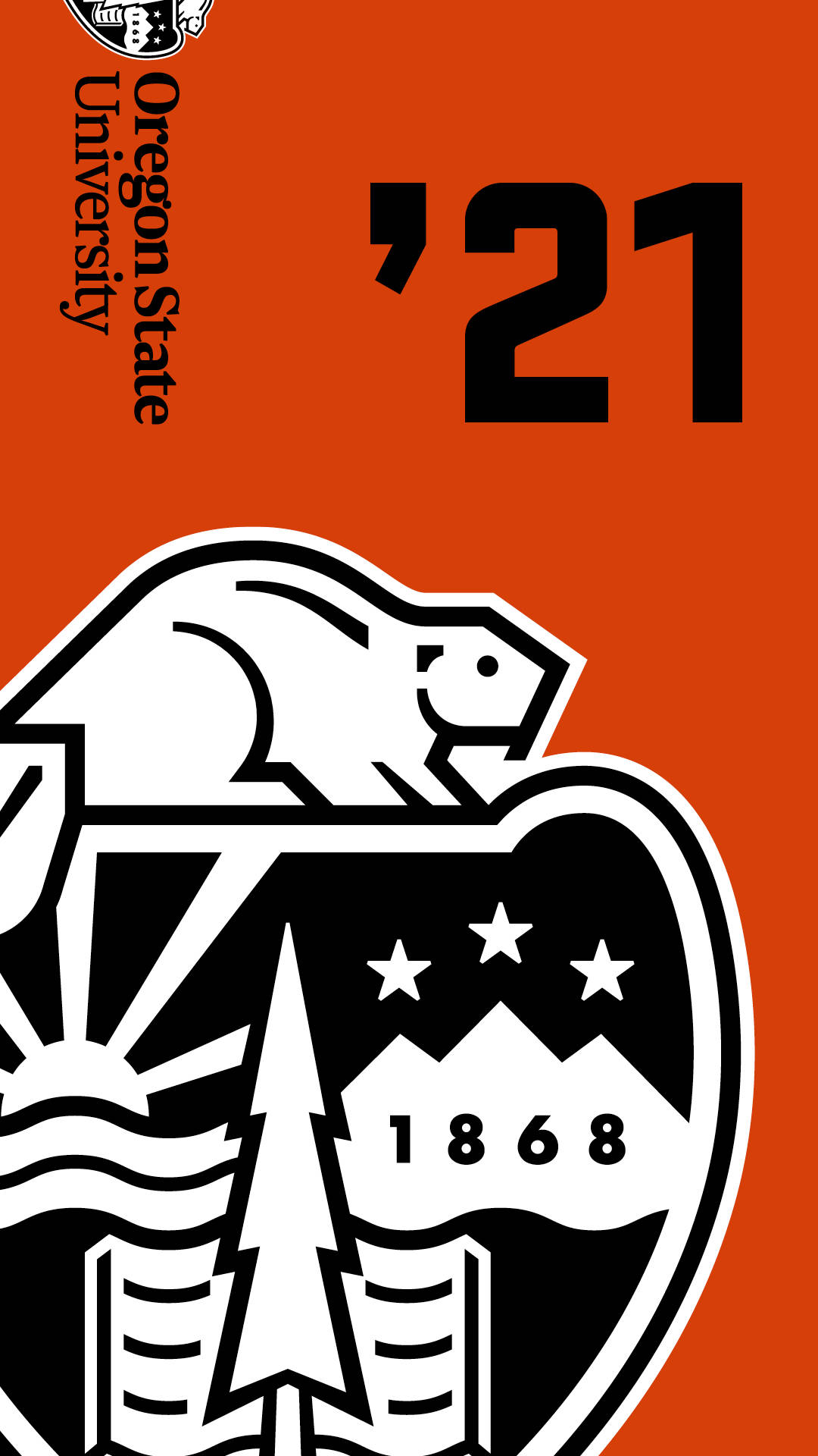 Official Logo Of Oregon State University Background