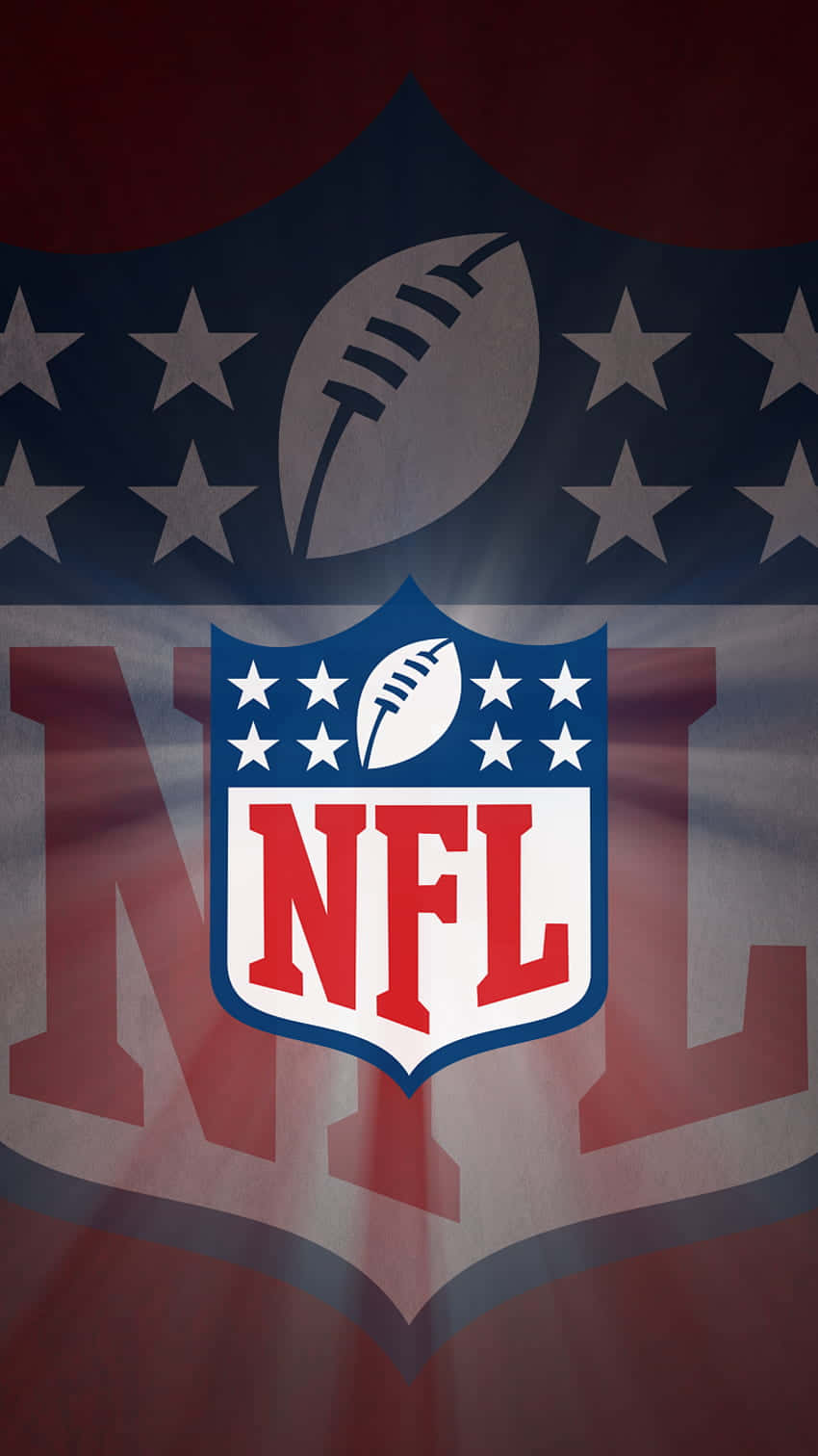 Official Logo Of The National Football League Background
