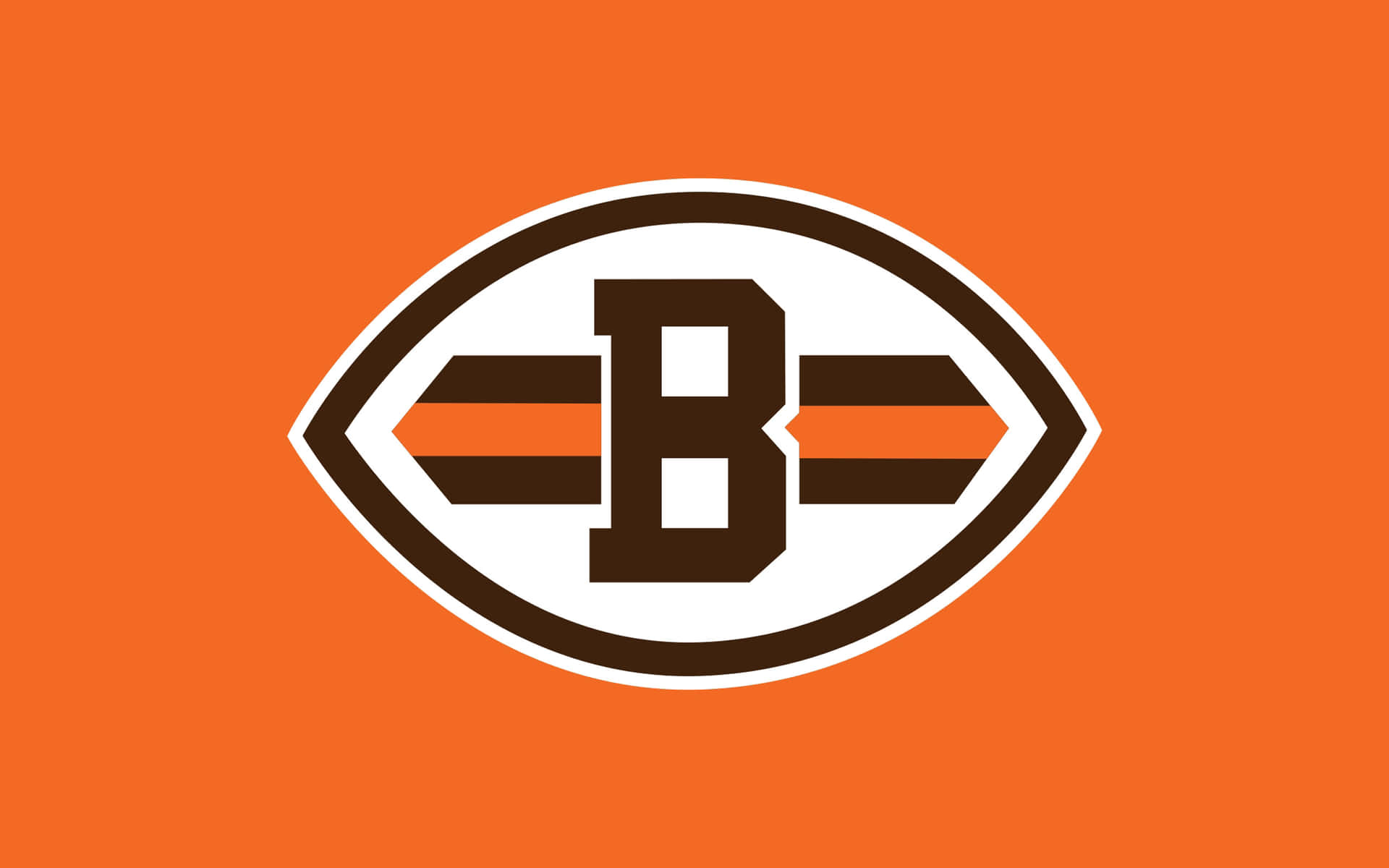 Official Logo Of The Nfl's Cleveland Browns Background
