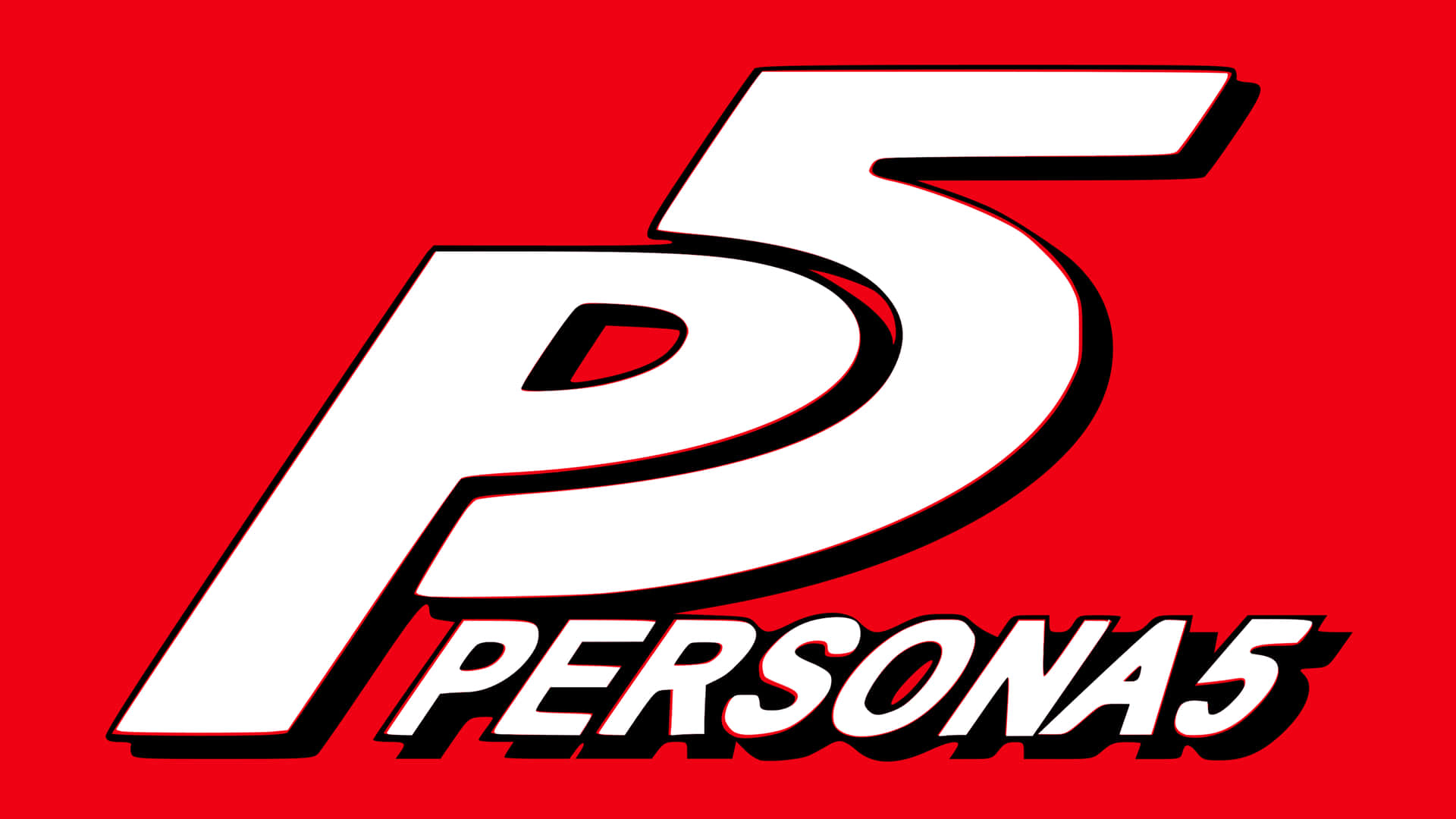 Official Logo Of The Role-playing Game Persona 5 Background