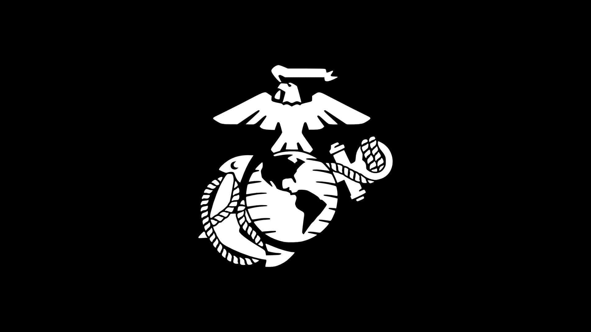 Official Logo Of The United States Marine Corps Background