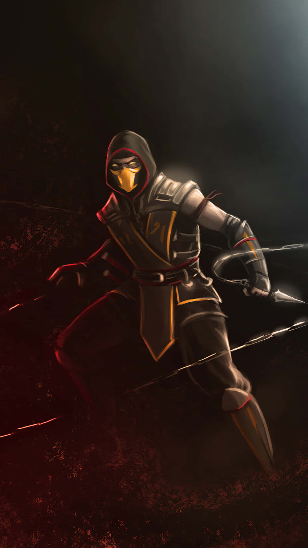Official Mortal Kombat Game On Iphone Background