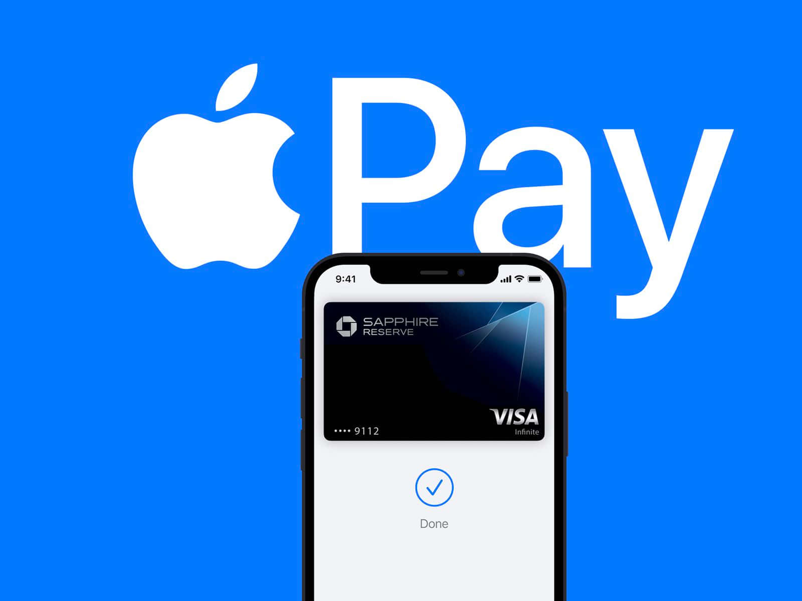 Official Payment Visa Plans Apple Pay Background