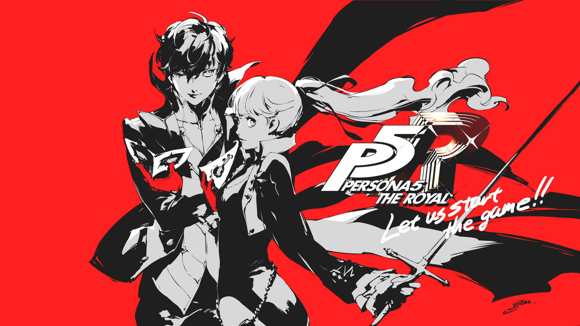 Official Persona 5 Logo Background