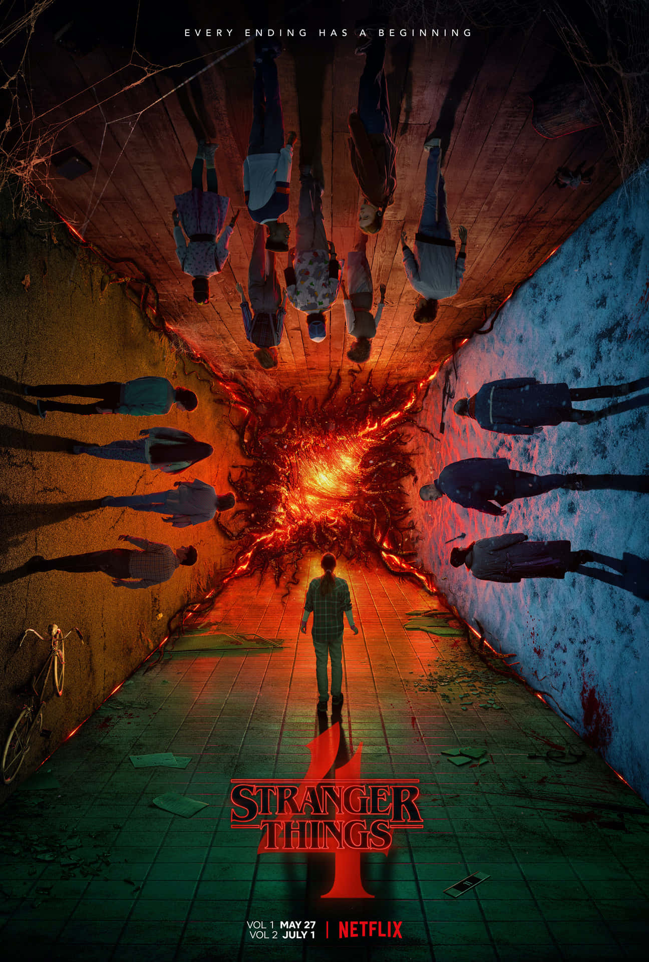 Official Poster Season 4 Stranger Things Pfp Background