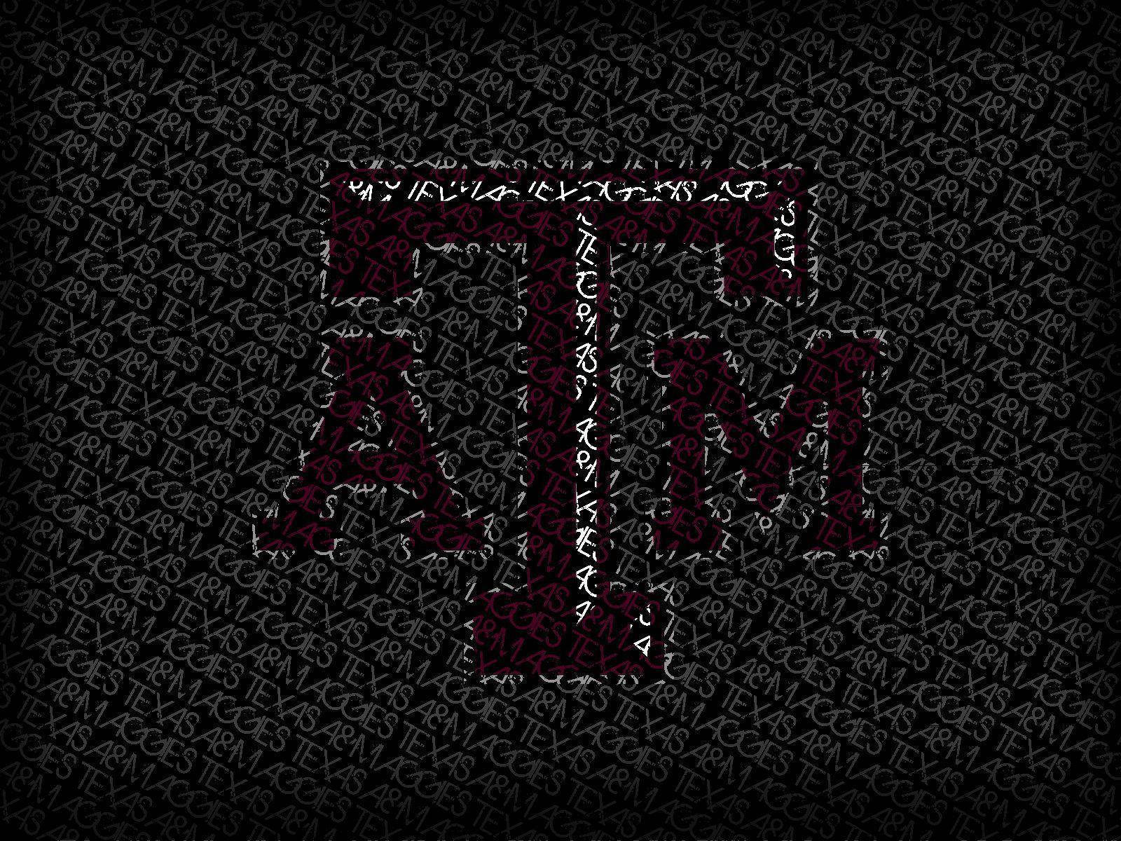 Official Texas A&m University Logo Art Background