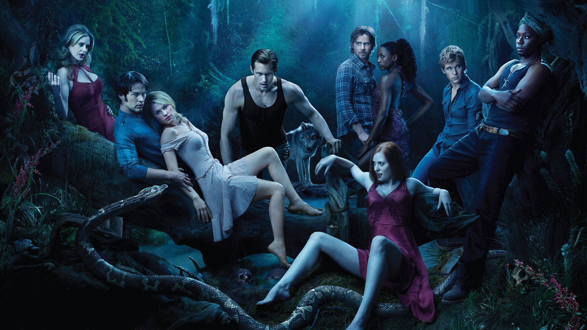 Official True Blood Cast Background