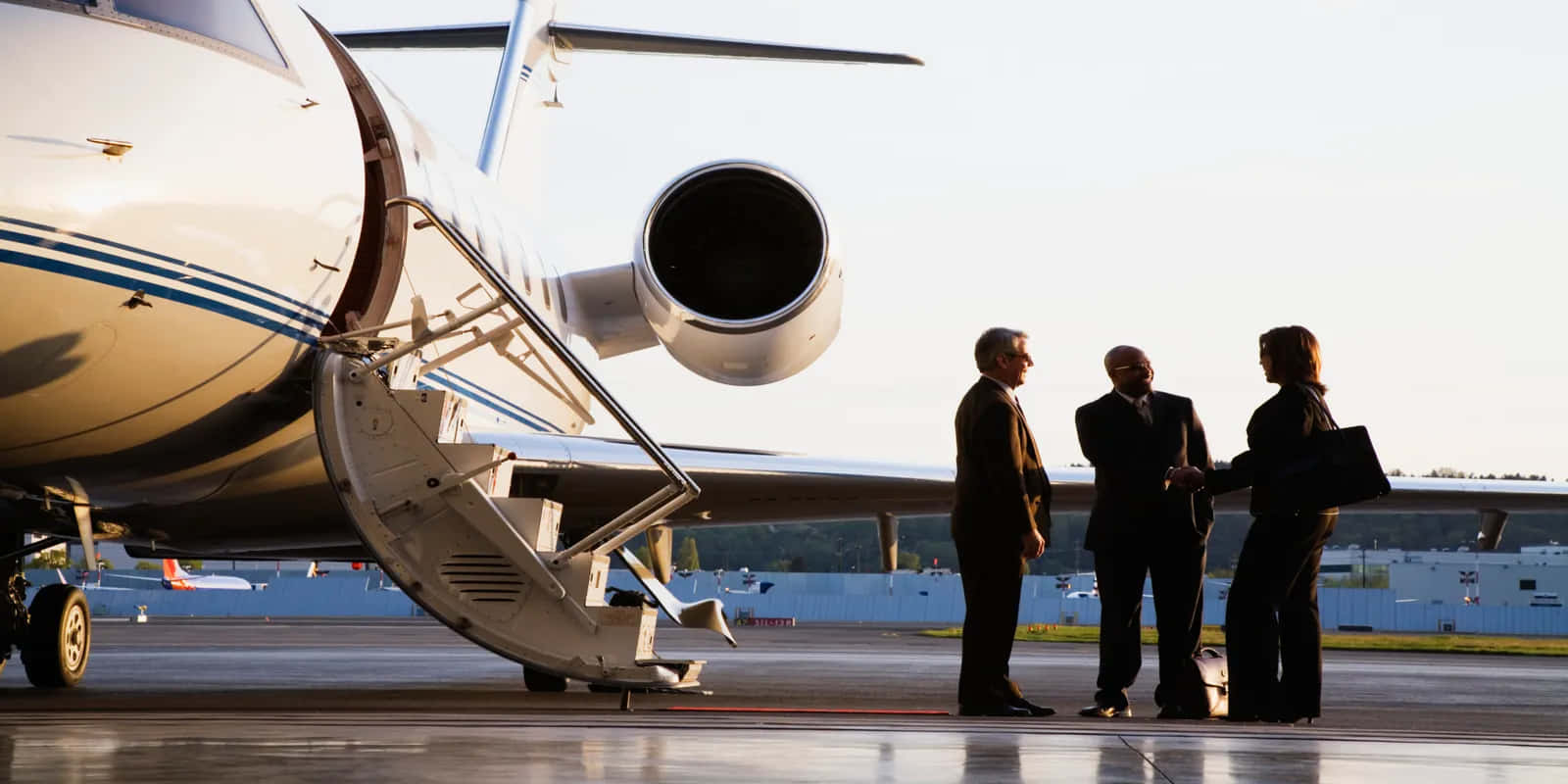 Officials In Private Jet