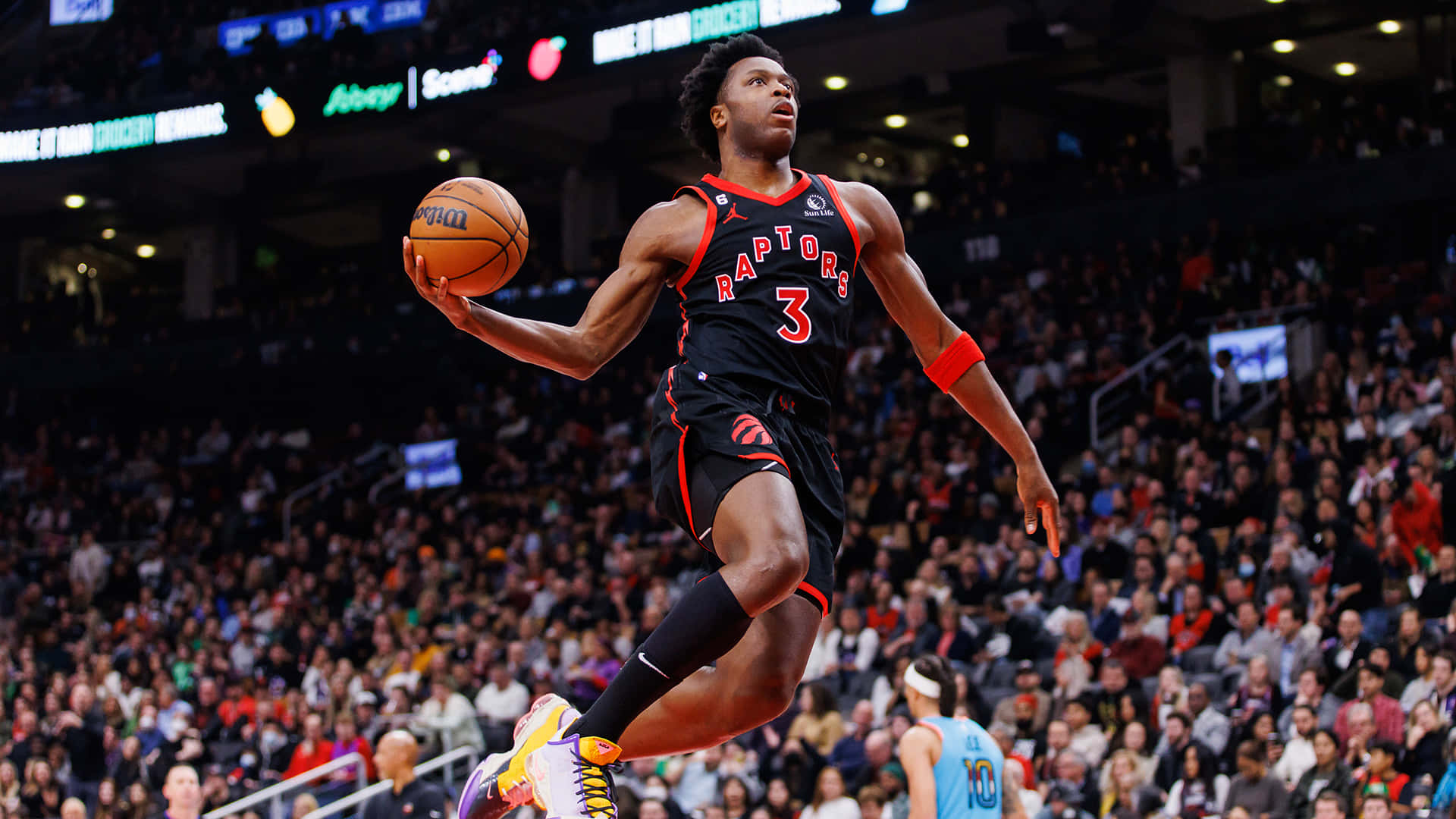 Og Anunoby One-handed Slam Dunk