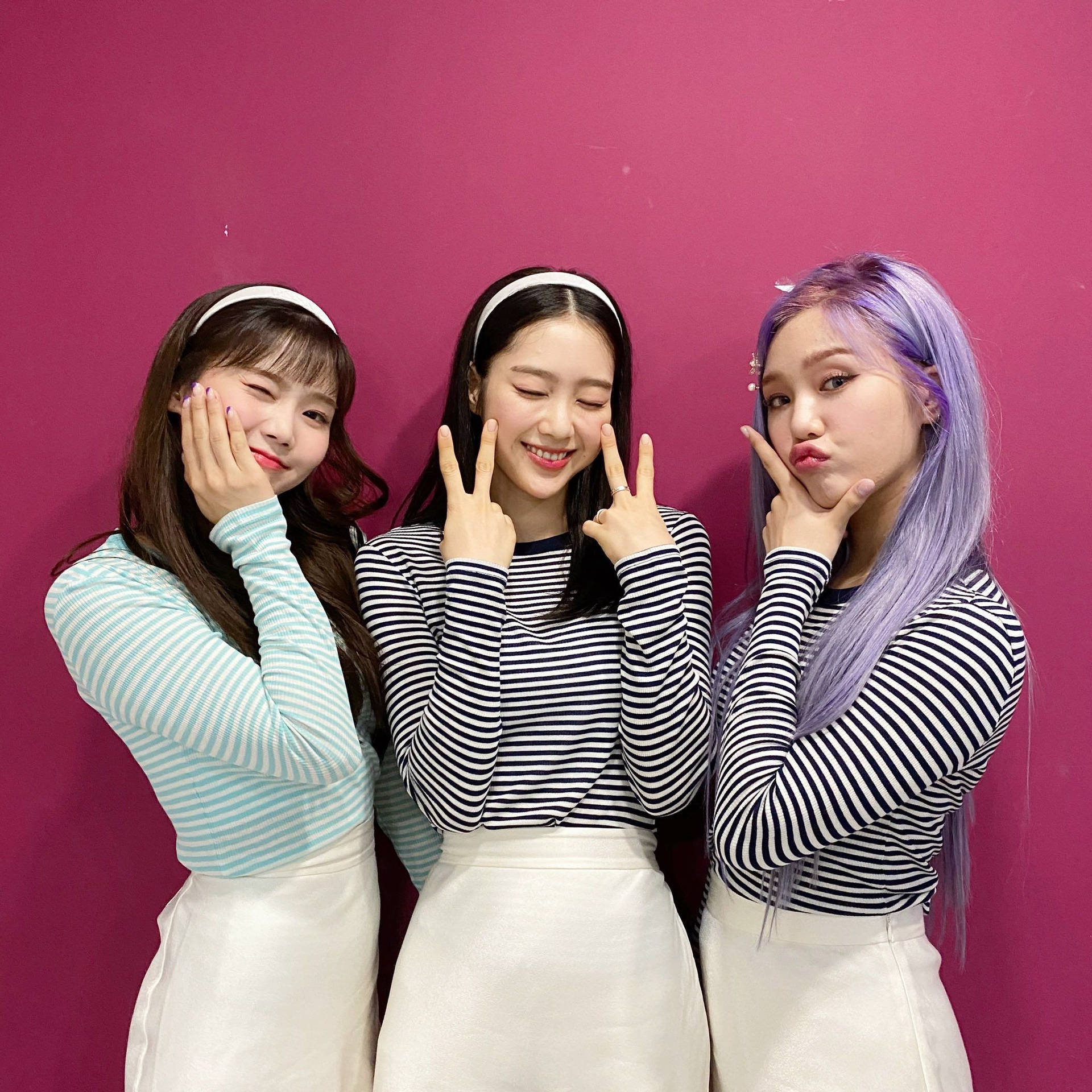 Oh My Girl Hyojung, Jiho, And Mimi