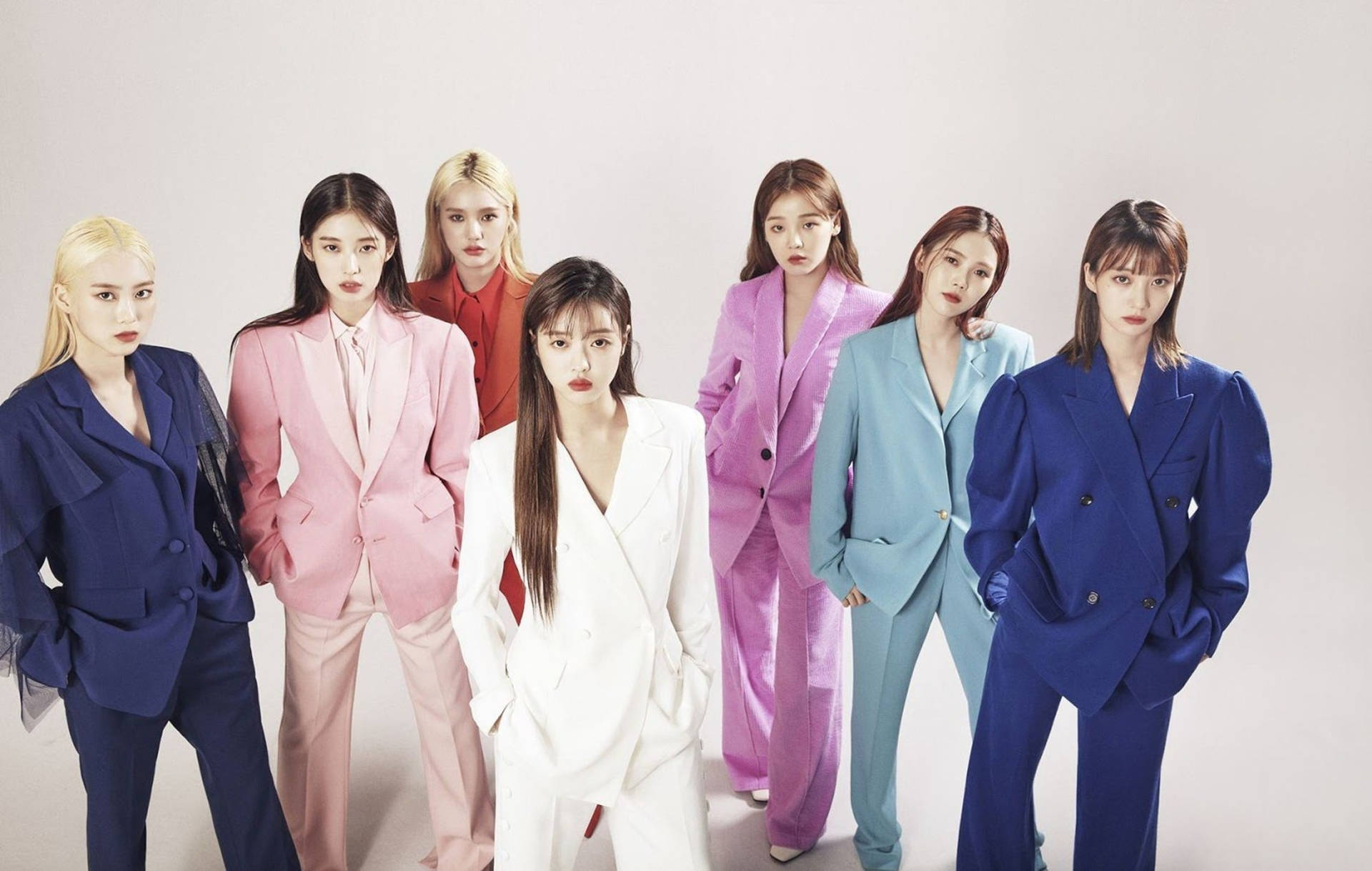 Oh My Girl In Colorful Suits