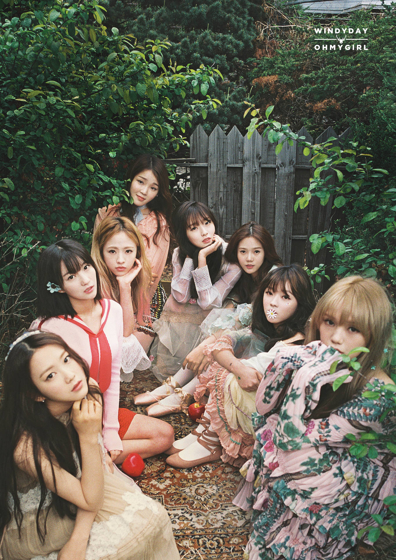 Oh My Girl Windy Day Background