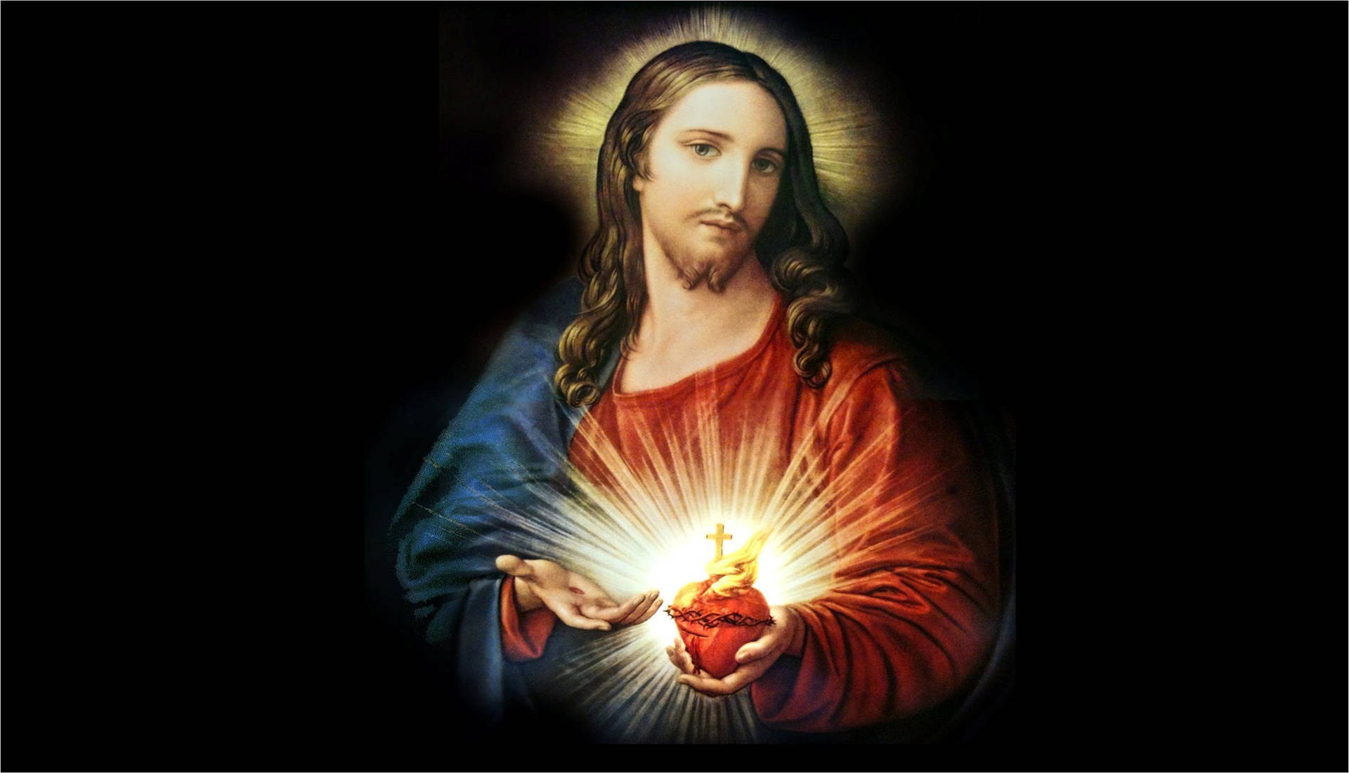 Oh Sacred Heart Of Jesus Background