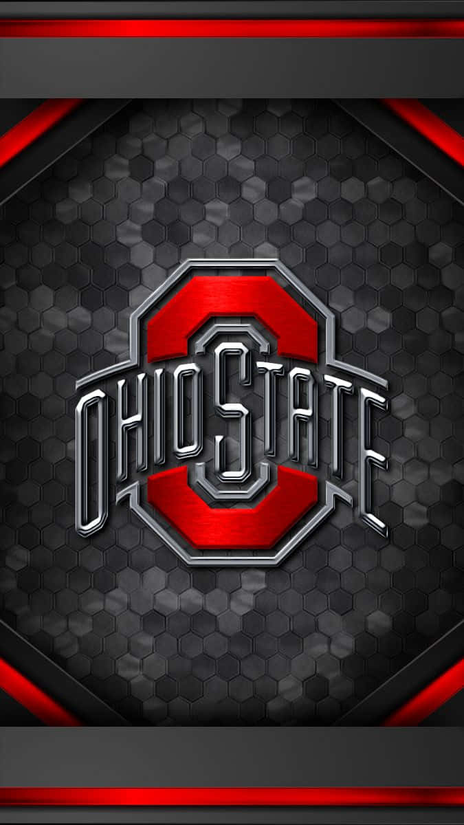 Ohio State Football Iphone Hexagon Background