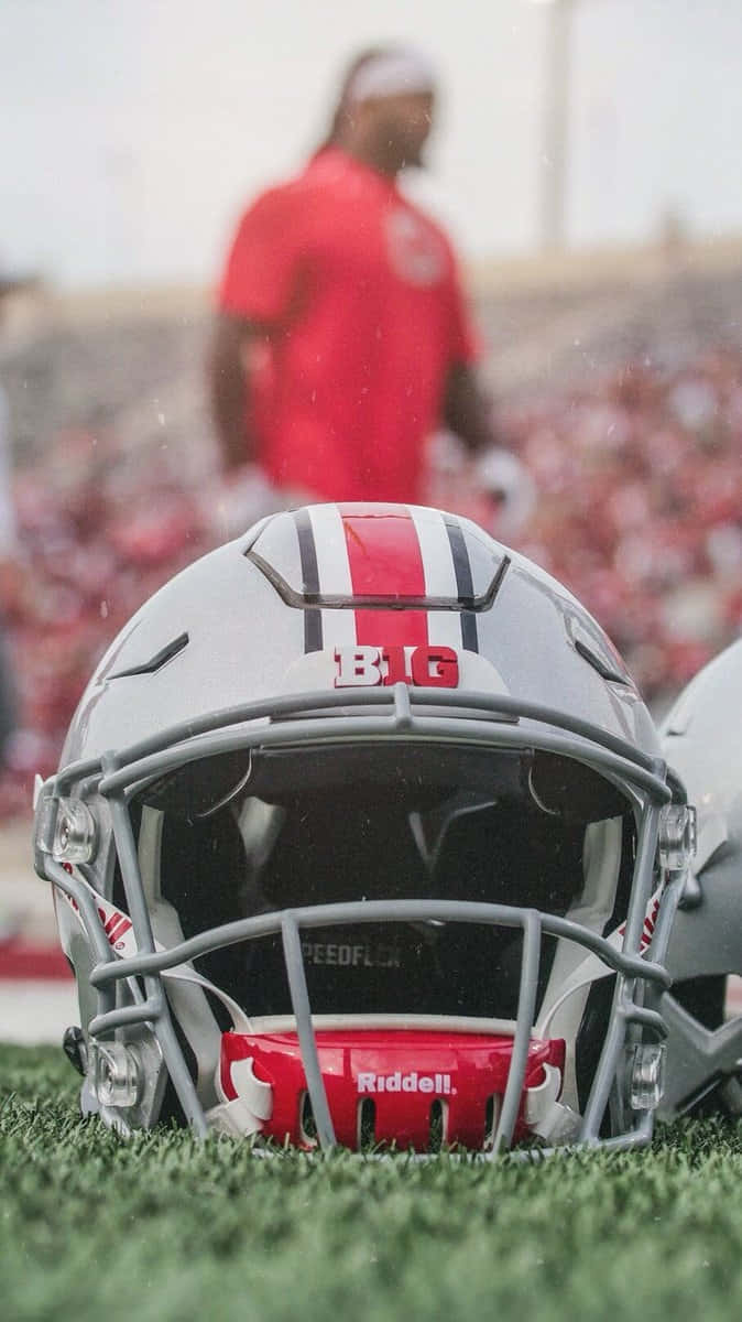 Ohio State Football Iphone Riddell Helmet Background