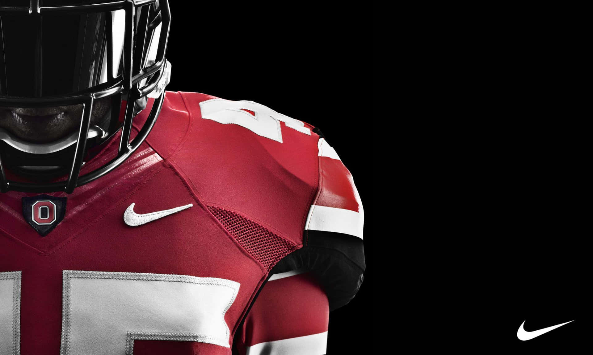 Ohio State Football Official Uniform Graphic Design Background