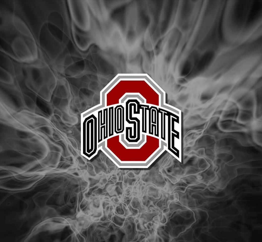 Ohio State Logo Smoke Effect Background