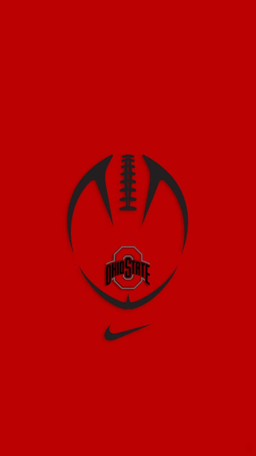 Ohio State Red Football Iphone Background