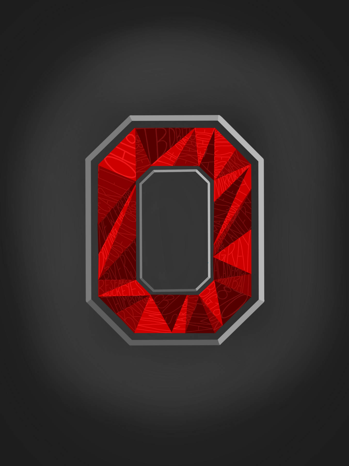 Ohio State University Letter O Background