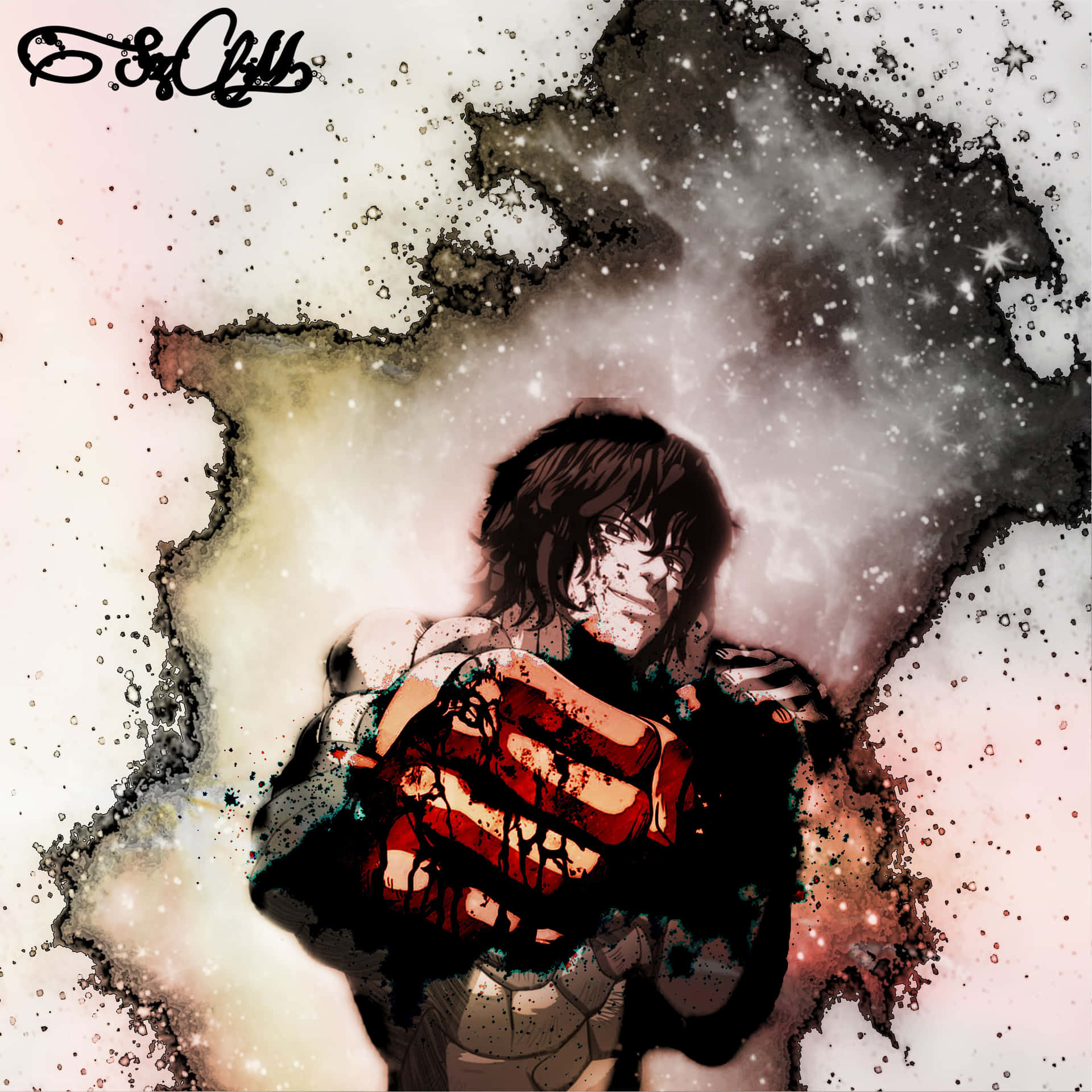 Ohma Tokita Bloody Fist Background