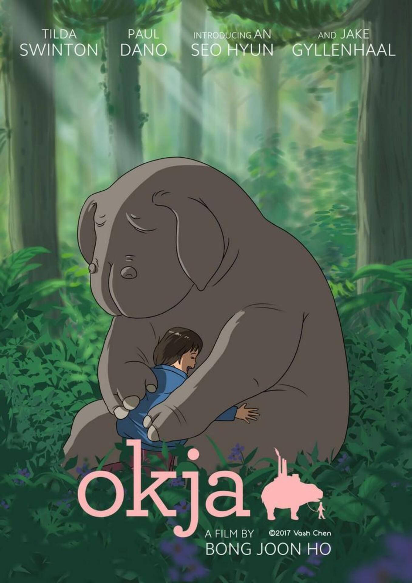 Okja And Mija Digital Art Background