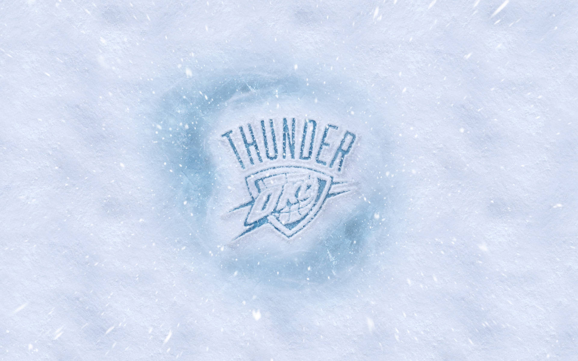 Oklahoma City Thunder Blizzard Art Background