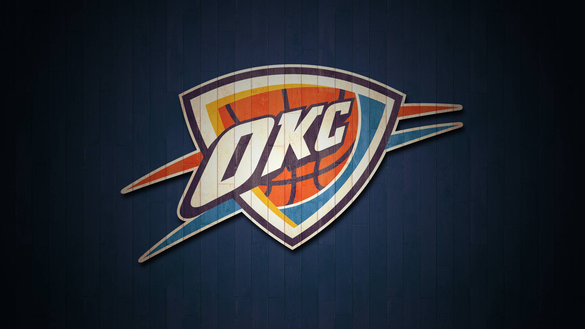 Oklahoma City Thunder Blue Background