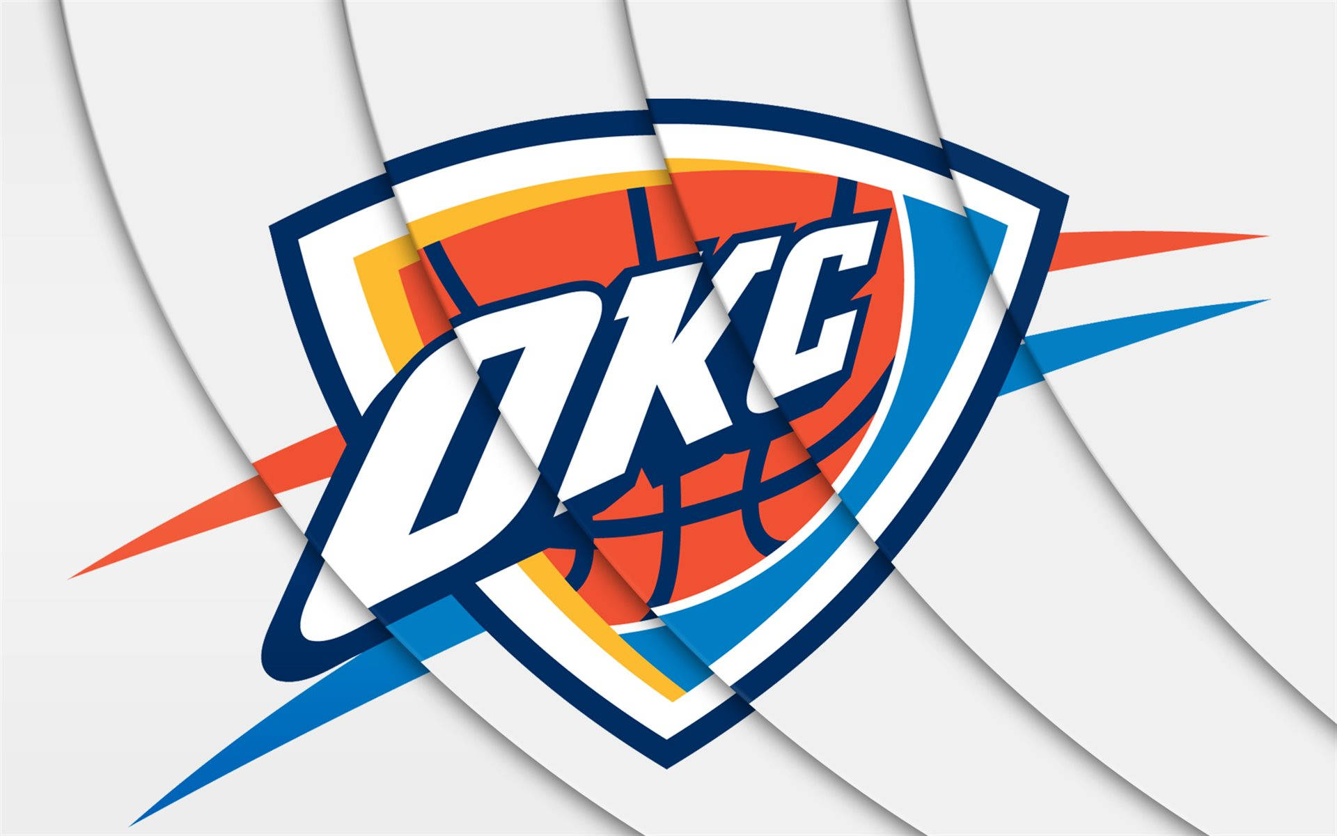 Oklahoma City Thunder Logo White Background