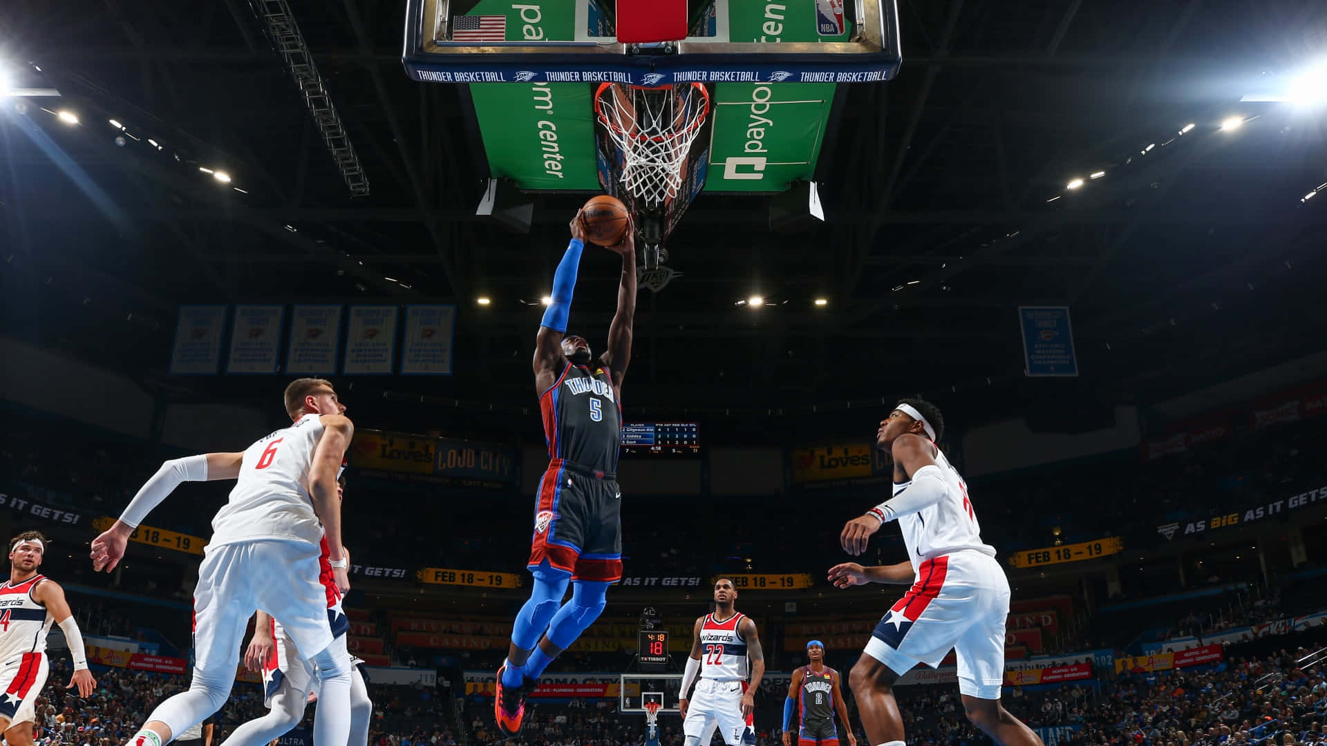 Oklahoma City Thunder Luguentz Dort Dunk