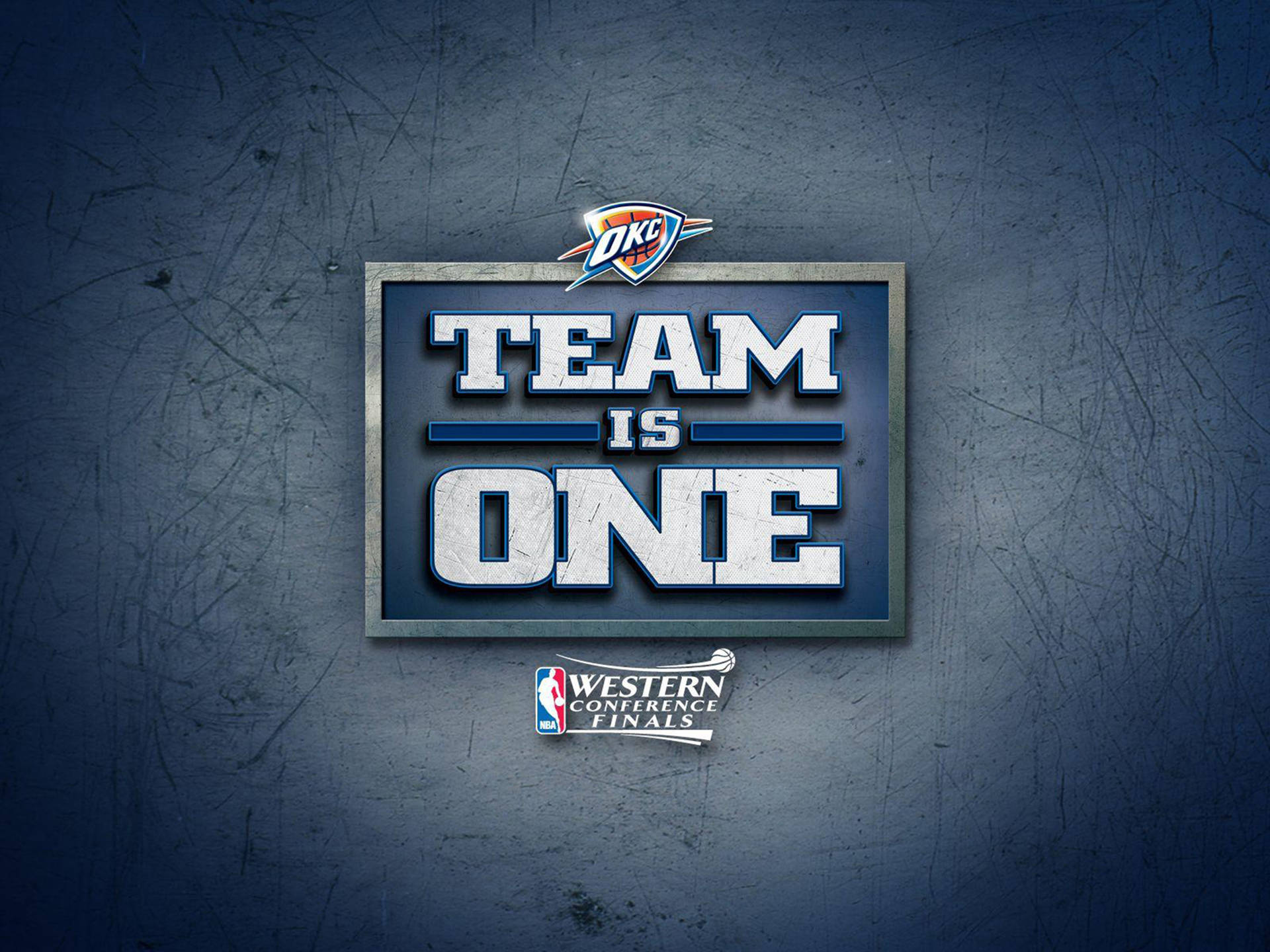 Oklahoma City Thunder Team One Background