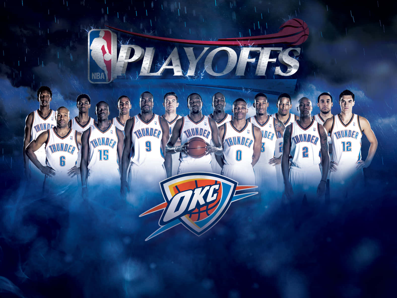 Oklahoma City Thunders 2012 Playoffs Roster