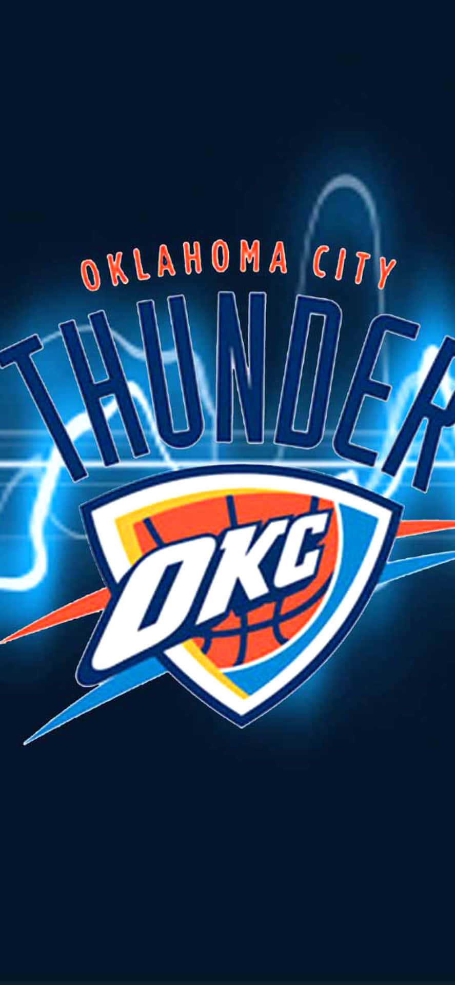 Oklahoma City Thunders Okc Logo Nba League