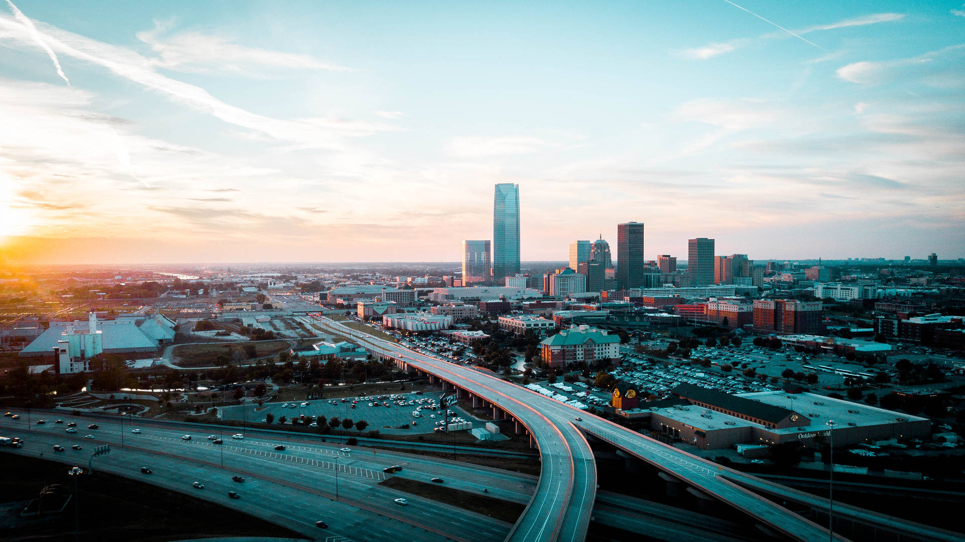 Oklahoma City Vintage Aesthetic Photo Background