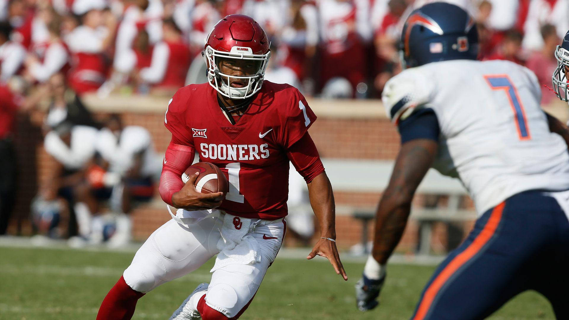 Oklahoma Sooners Kyler Murray Running Background