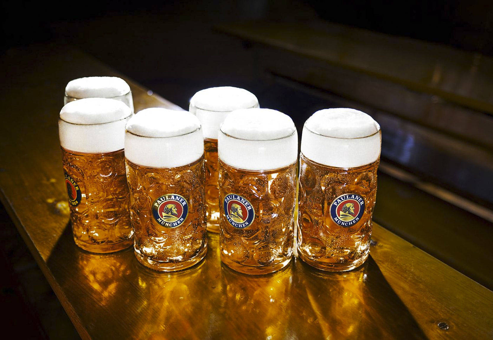 Oktoberfest Paulaner Beer Background