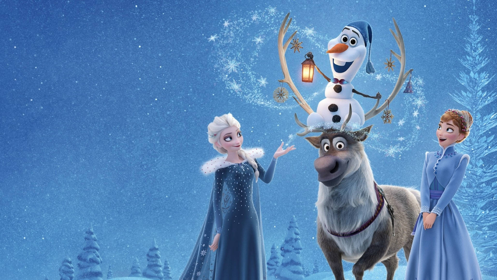 Olaf And The Frozen Cast Background