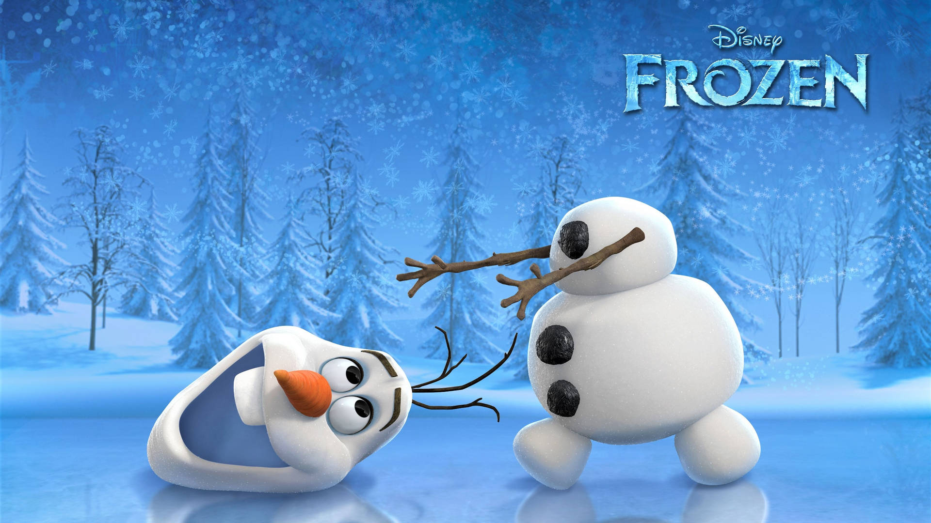 Olaf Frozen Poster Background