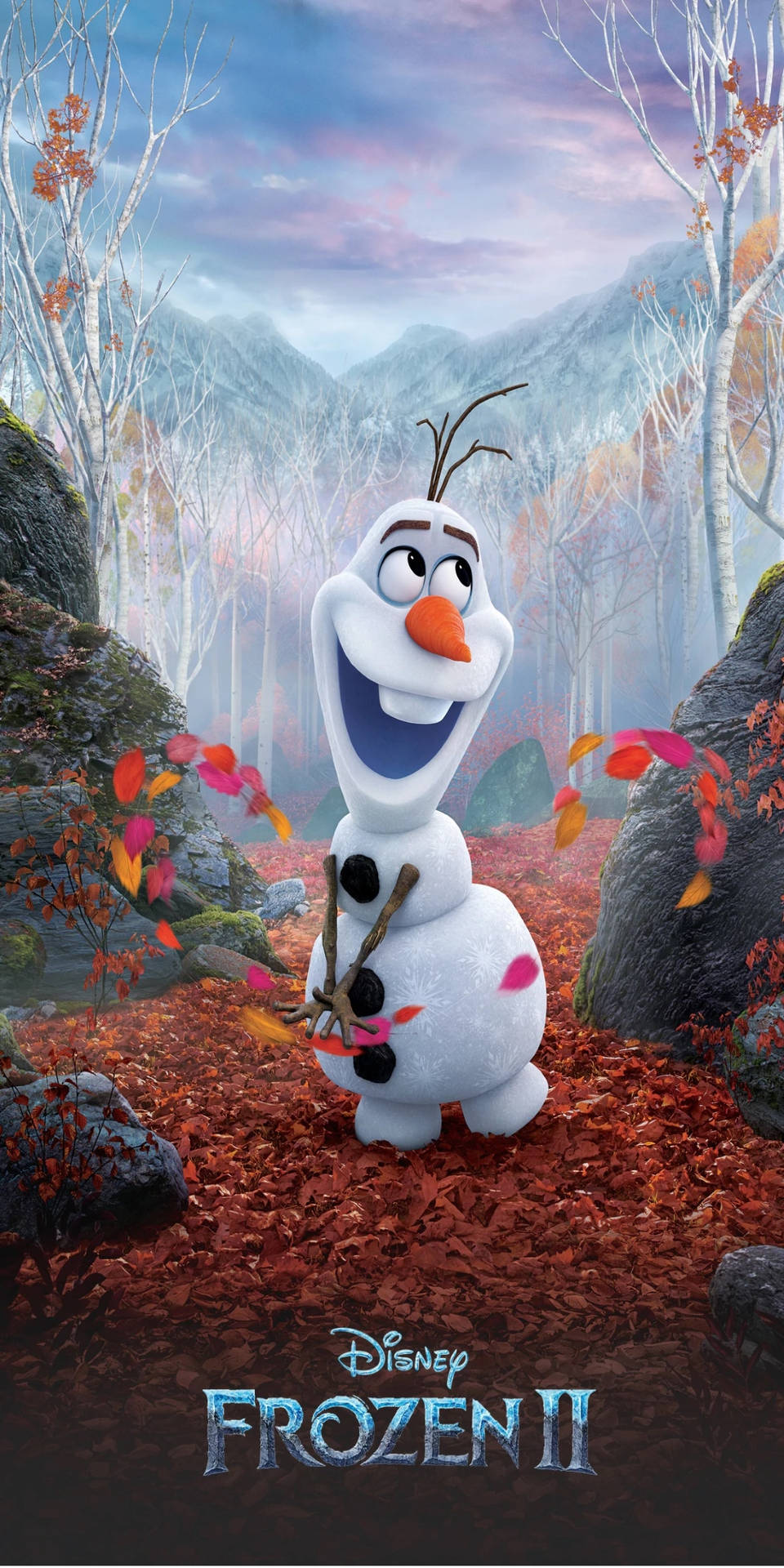 Olaf In Disney Frozen Ii Background