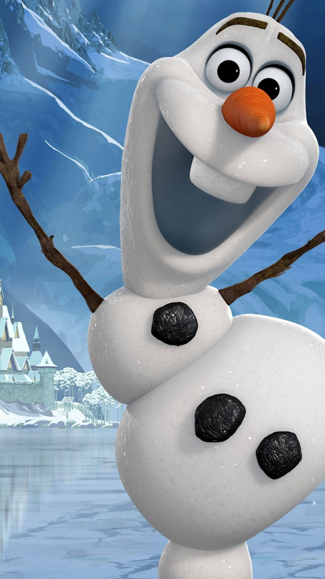 Olaf In Frozen Disney Iphone Background