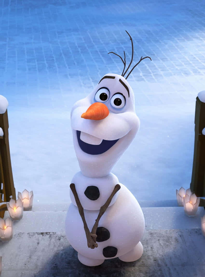 Olaf, The Cuddly Snowman