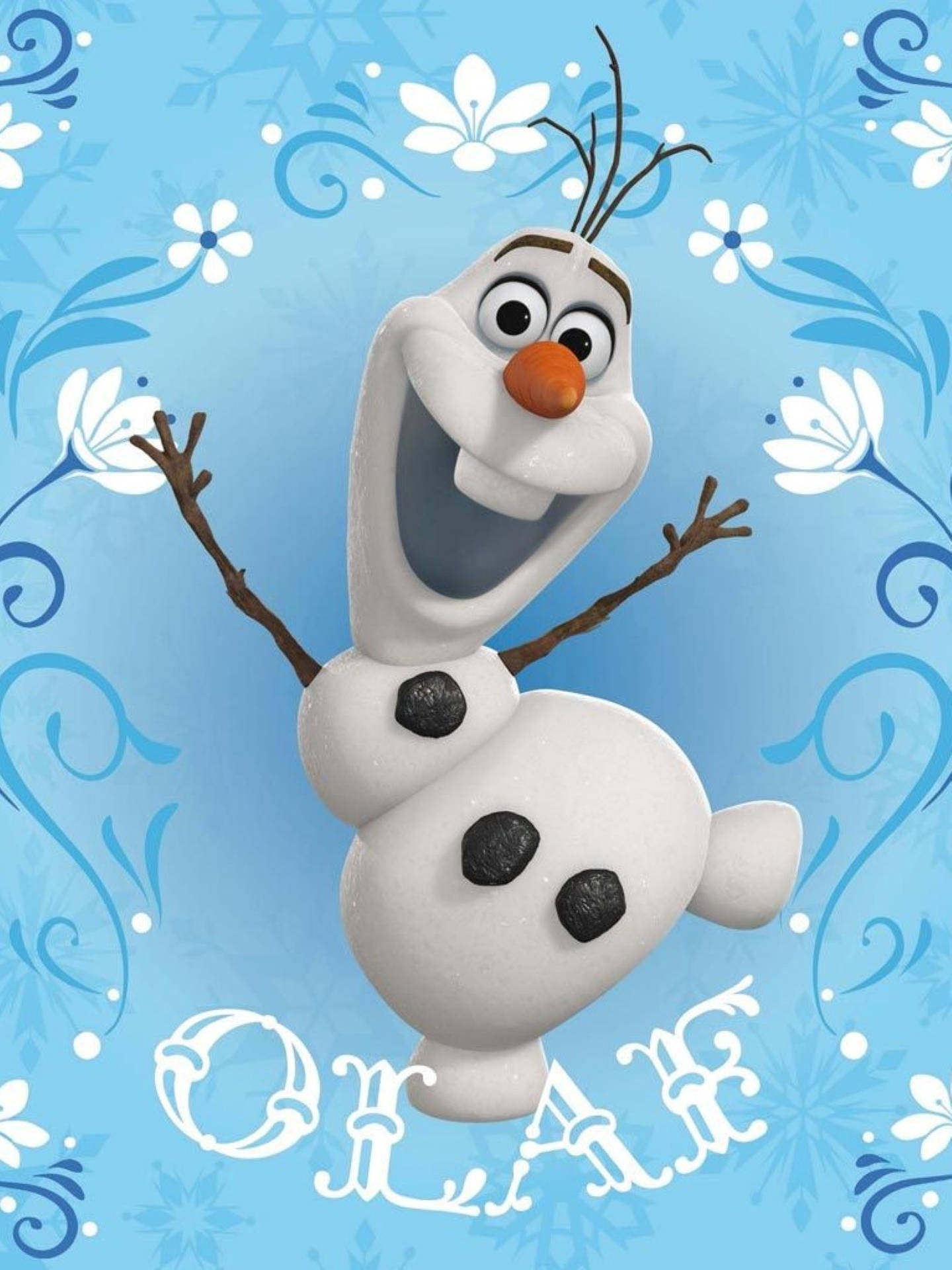 Olaf The Friendly Snowman Background
