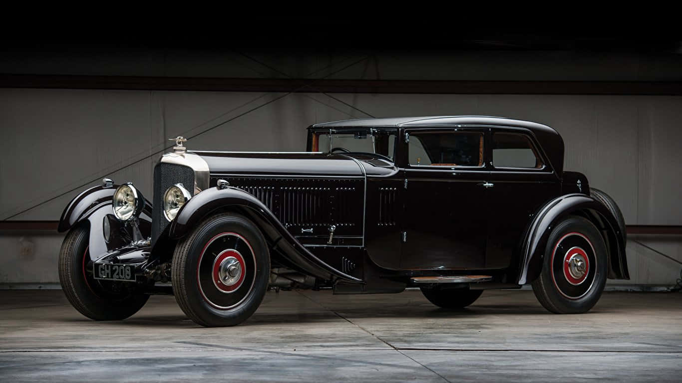 Old 1930 Bentley Speed Background