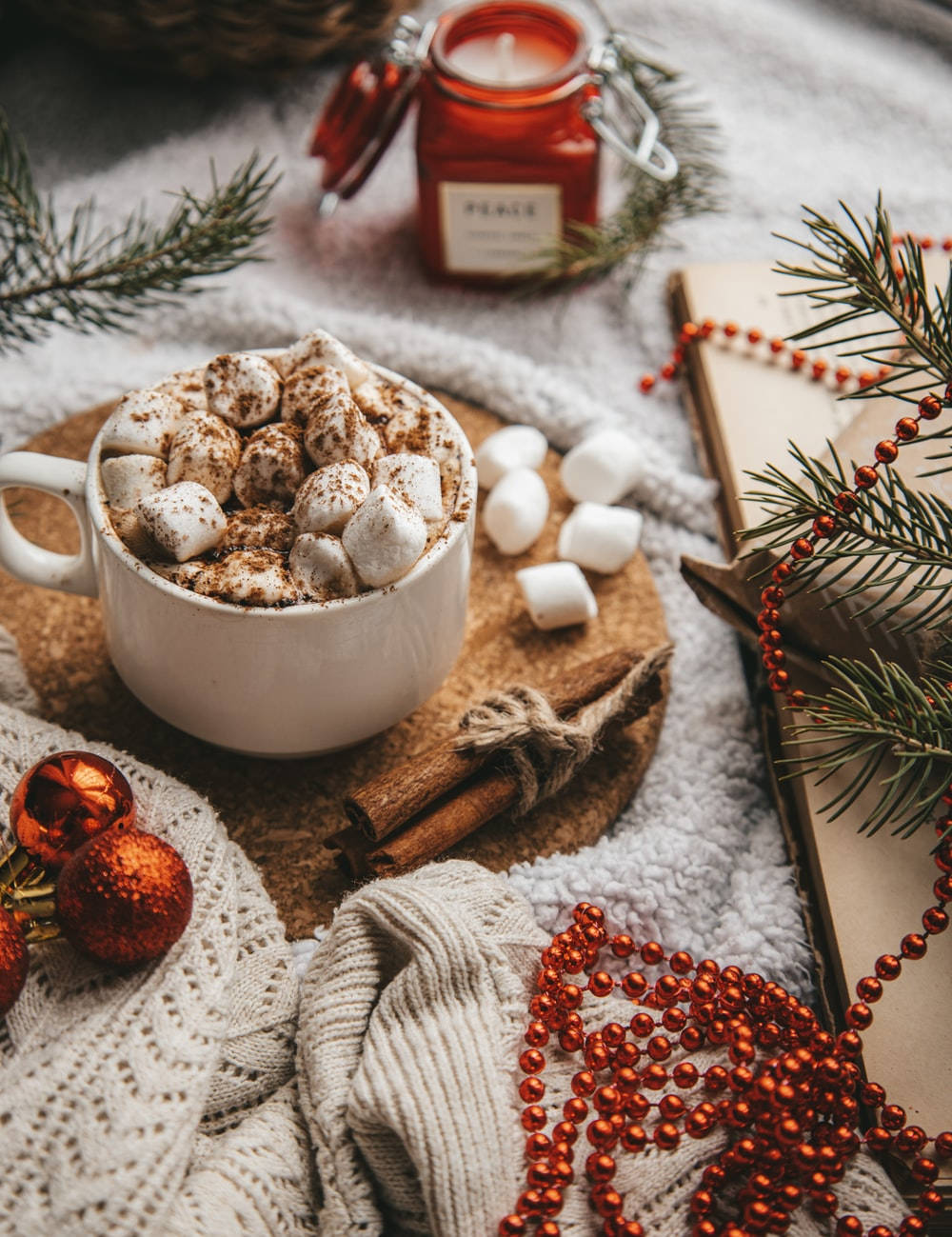 Old Aesthetic Christmas Traditional Chocolate Drink