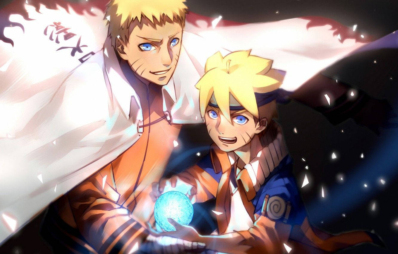 Old And Young Naruto Rasengan Background