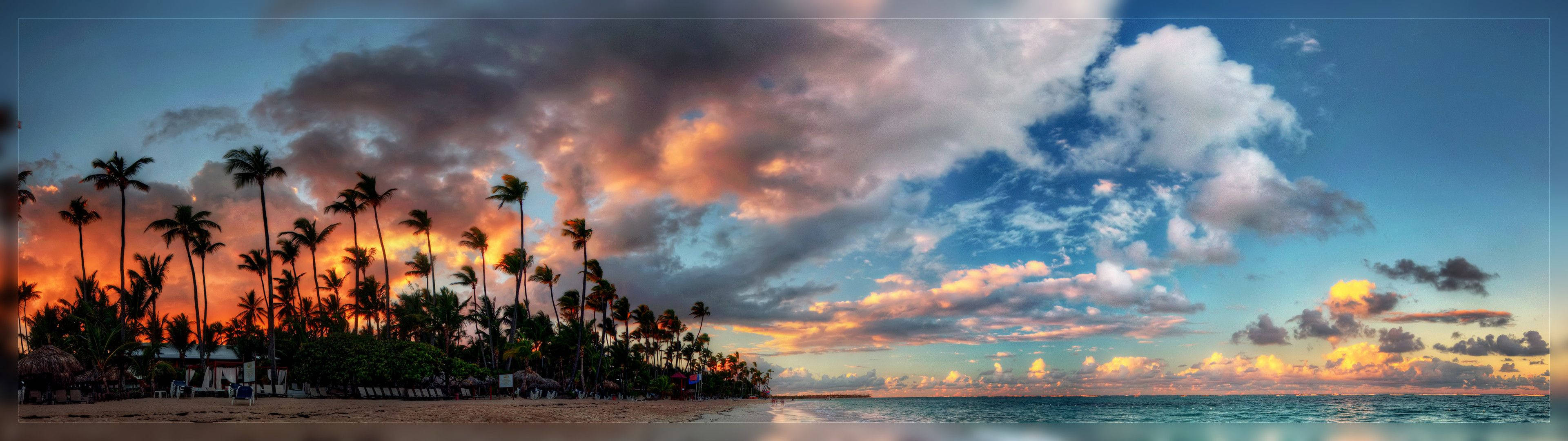 Old Bahama Bay Resort At Sunset For Monitor Background