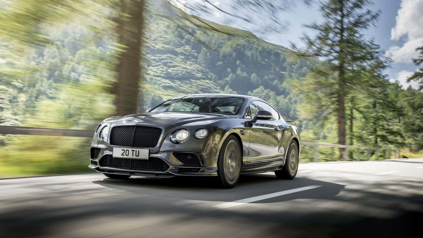 Old Bentley Continental Gt Speed Background