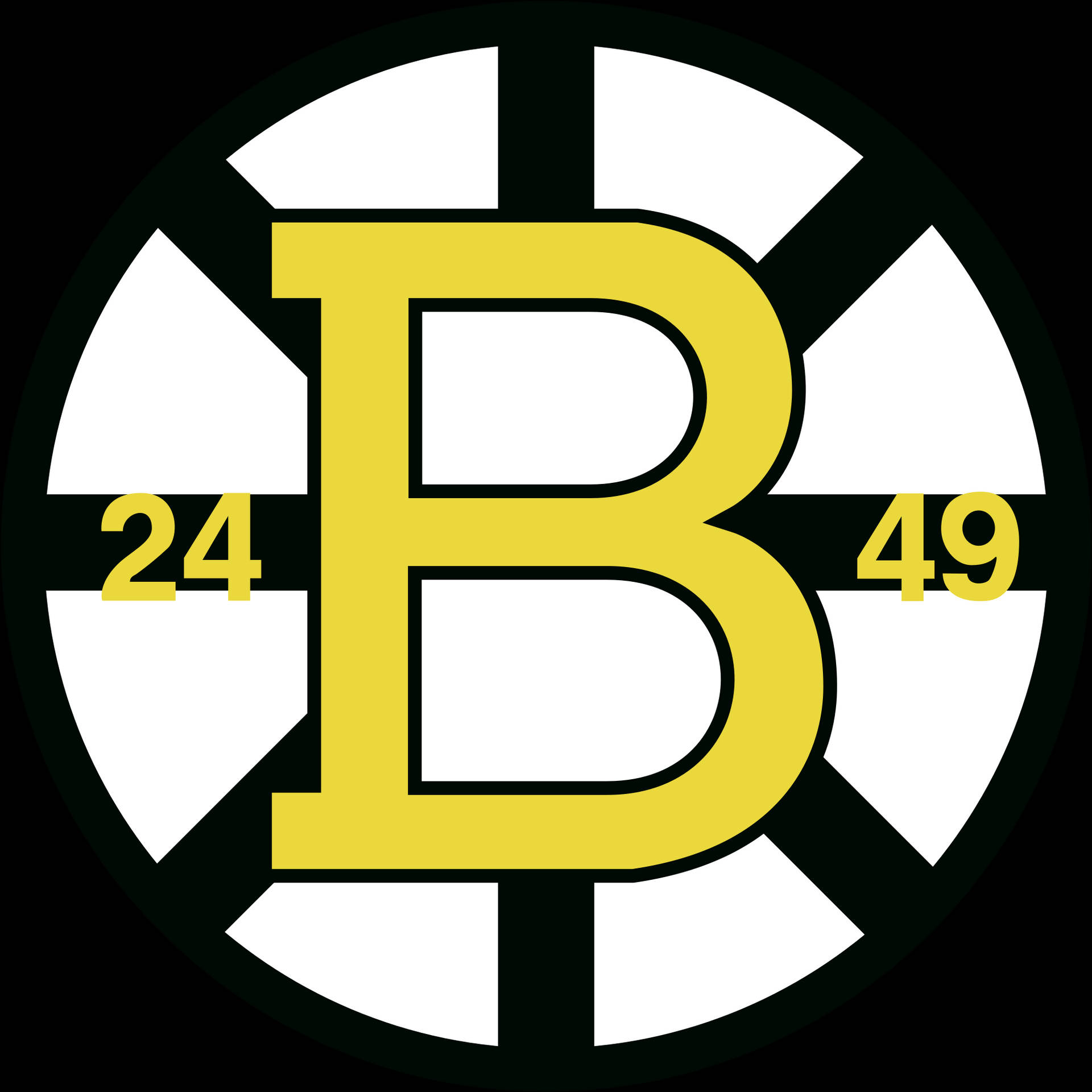 Old Boston Bruins Logo Background