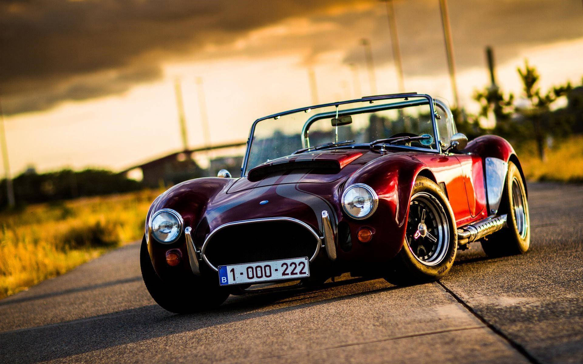 Old Car Ac Cobra Background