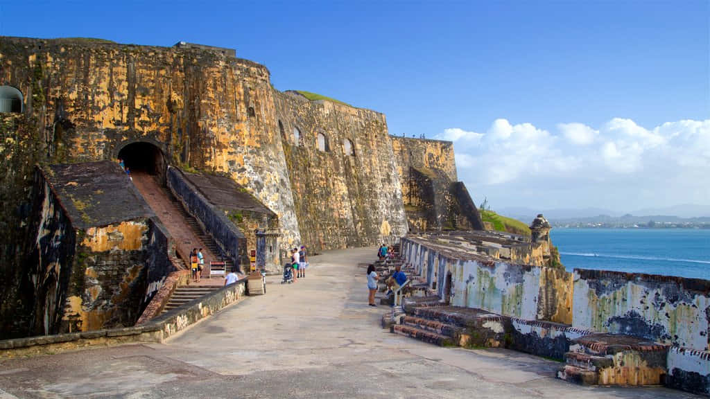 Old Castillo San Felipe Del Morro Background